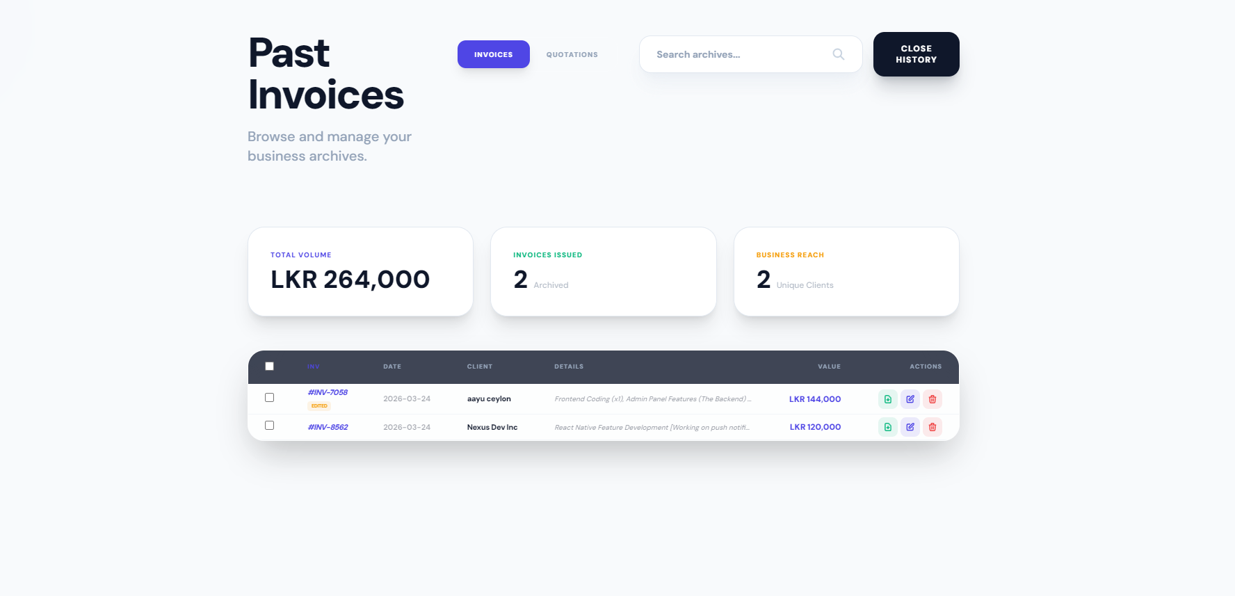 Personal Invoice Generator (2026)